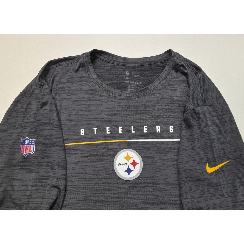 Pittsburgh Steelers Nike On Field Dri-Fit Long Sleeve Shirt Mens 3XL Limited Use